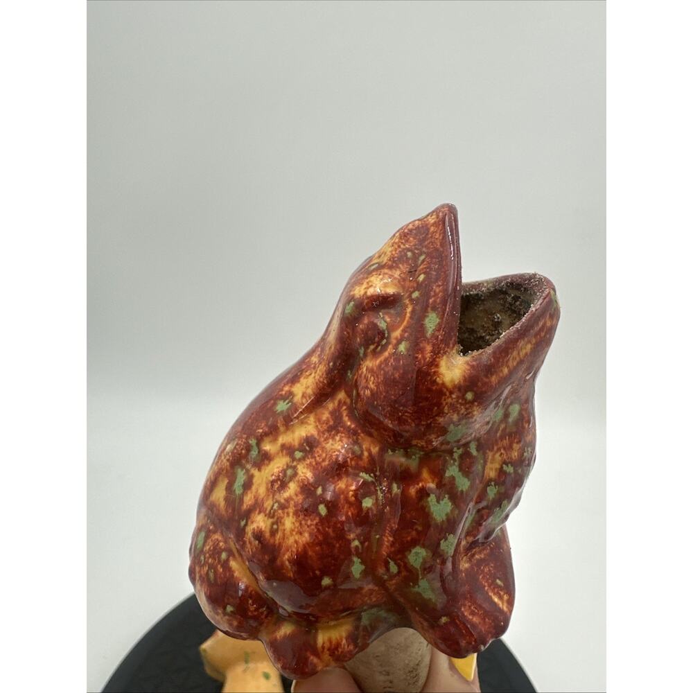Lot Of 2 Vintage Plant Waterers Mushroom Frog - Picture 4 of 9